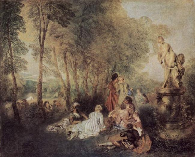 Jean-Antoine Watteau Fetes galantes